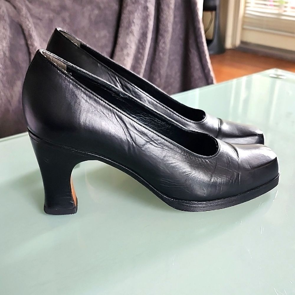 Stephane Kelian Chunky Witchy Gothic Vintage Heels Size 8.5 - Picture 2 of 9
